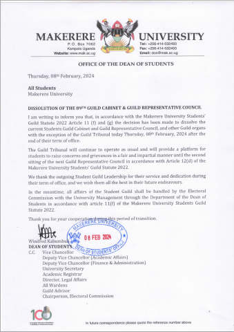 89th Guild Dissolved